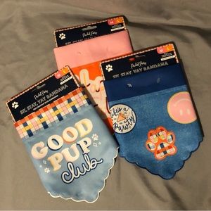 3 Dog bandanas